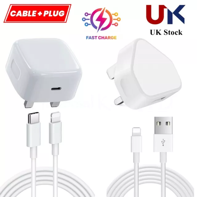 Type C Charger For iPhone 14 13 12 11 XS Pro X 8 7 6 USB PD Plug Charging Cable