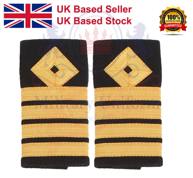 Epaulettes Merchant Navy Slip On Soft For 2nd Officier R1449