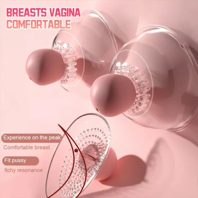 Vacuum Breast Enhancer Sucker Female Enlargement Pump Suction Nipple Massager Picclick