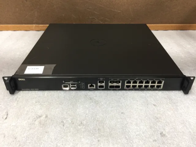Dell SonicWALL NSA 3600 Network Security Appliance w/Rack Ears, Tested/Working