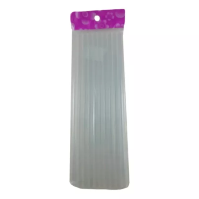 10 Bâtons Tube de Colle Thermofusible Transparent pour Pistolet 19,5 cm x 7 mm