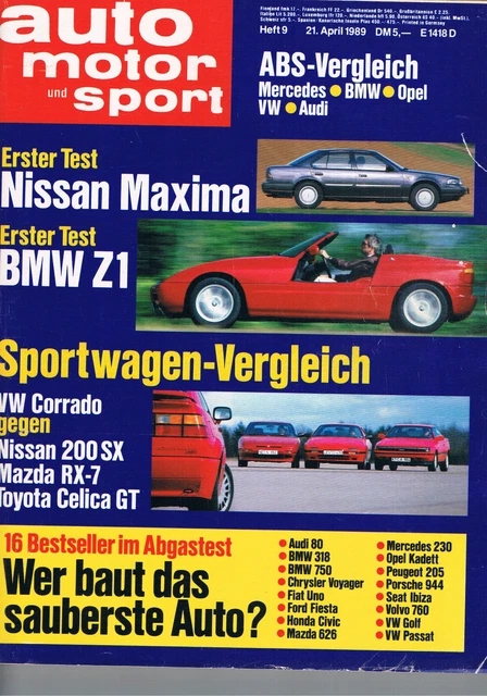 Auto Motor Sport AMS 25/1992 BMW 325i Coupe E36 von Schnitzer mit 240PS besser a