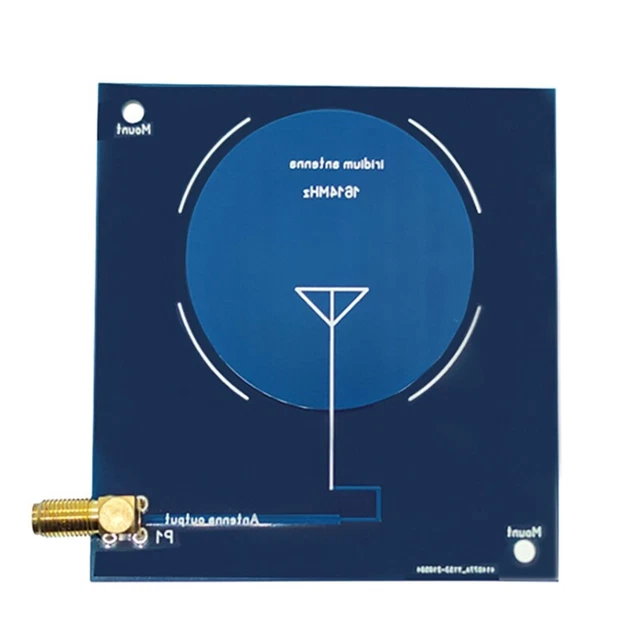 Antenna PCB 1.614 GHz antenna SMA donna guadagno patch: 3.1 Y6H4 Y6H4