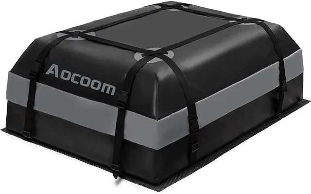 Car Roof Bag Rooftop Cargo Carrier, 15 Cubic Feet Waterproof Car Top Luggage Sto