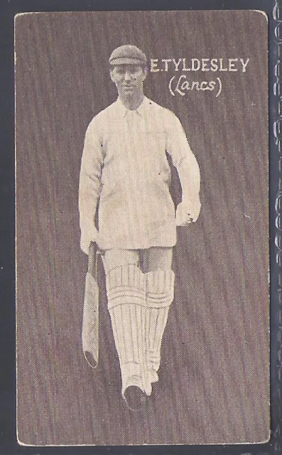 Australian Licorice-English Cricketers 1928 (Blue Back)- Lancashire - Tyldesley