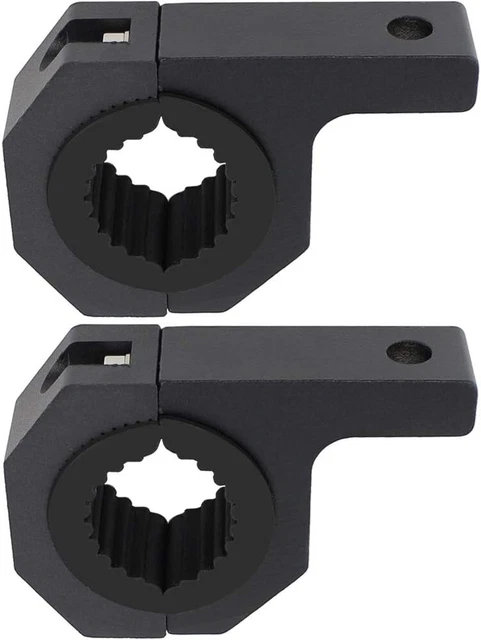Horizontal Bull Bar Clamp Mounting Kit 2Pcs 1.37" 1.5" 2" Led Lights Bar Bumper