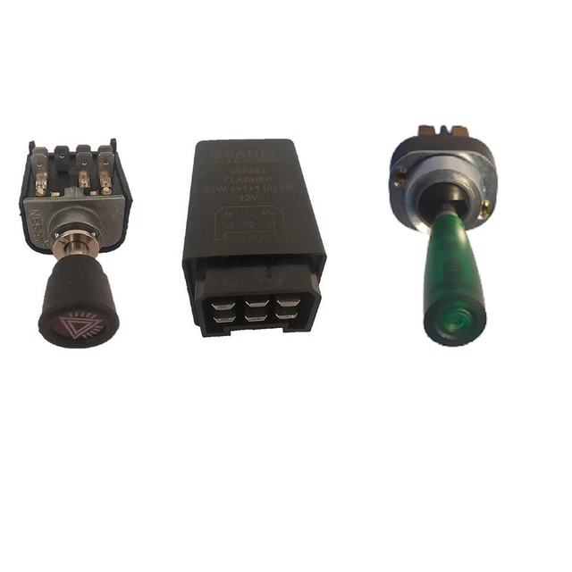 WARNBLINKSCHALTER BLINKRELAIS BLINKERSCHALTER Schlepper Traktor Bagger