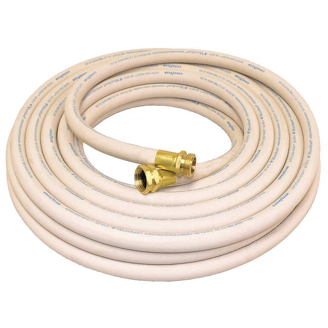CONTINENTAL 32W234 Washdown Hose,1/2" ID x 50 ft.L,White