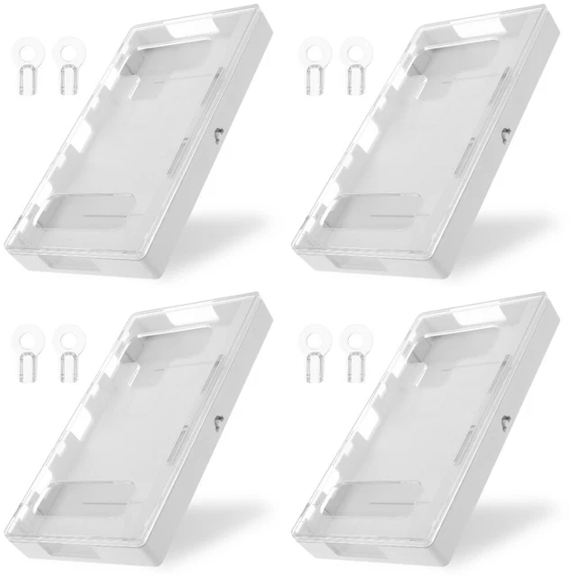 Boîte de verrouillage de téléphone acrylique 4PCS avec deux touches Téléphone