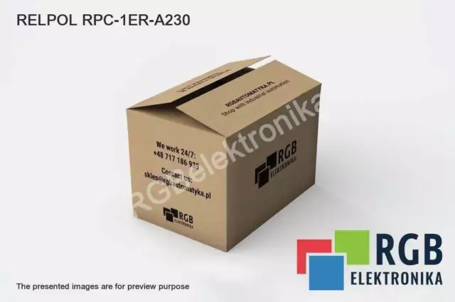 Relpol Rpc-1Er-A230 Rpc1Era230 Relais Id164660 Expédition En 24 Heures Seulement 2