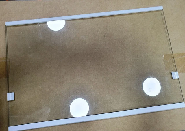 Ripiano Frigorifero In Vetro 47.2x26.5cm - Universale Spessore 4mm, Trasparente - Foto 8