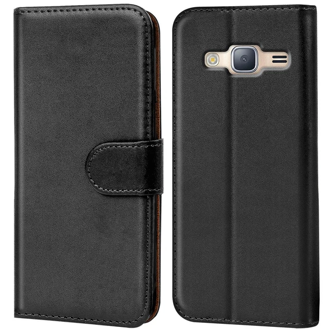 Etui Coque Pour Samsung Galaxy J3 2016 Téléphone Portable Rabattable Livre Étui