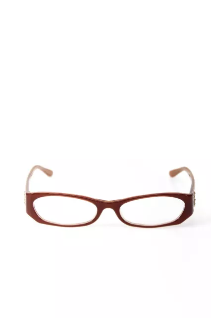 CHANEL WOMENS 3129-H-B Studded CC Small Oval Eyeglass Frames Brown