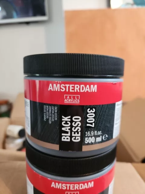 Amsterdam Acrylic Black Gesso