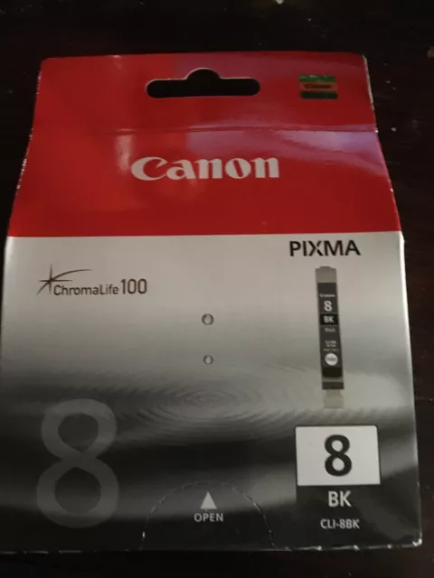 Cartouche encre neuve Canon Chromalife 100 Pixma 8 Black Noir 13 ml