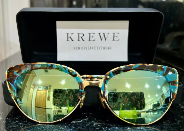 Krewe Josephine Mirrored Cat-Eye Women’s Sunglasses Pre-Owned