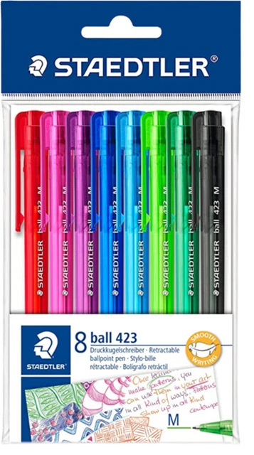 STAEDTLER  Druckkugelschreiber Linienbreite M, 0.45 mm Stift Kuli 3097 R1