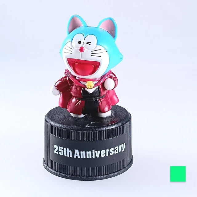 DORAEMON MOVIE 25TH Anniversary Bottle Cap Figure SevenEleven Limited