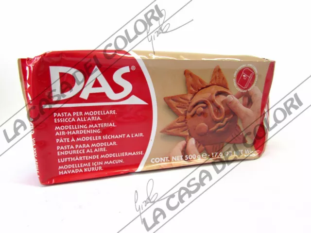 DAS - 0,5 Kg - Terracotta - Pasta Modellabile EUR 4,90 - PicClick IT