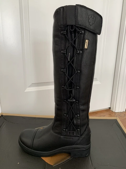 NIB ARIAT GLACIER H2O Black Tall Winter Boots Insulated Waterproof Equestrian 320.00 PicClick