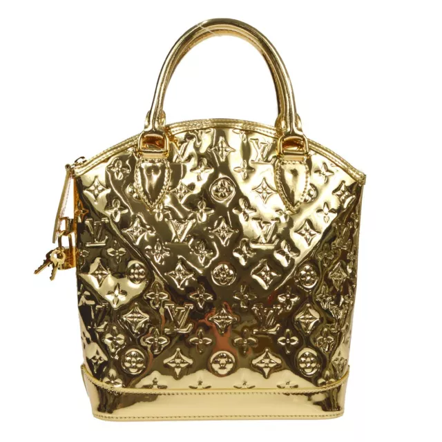 Louis Vuitton Papillon Handbag Purse Dore Monogram Miroir M95270