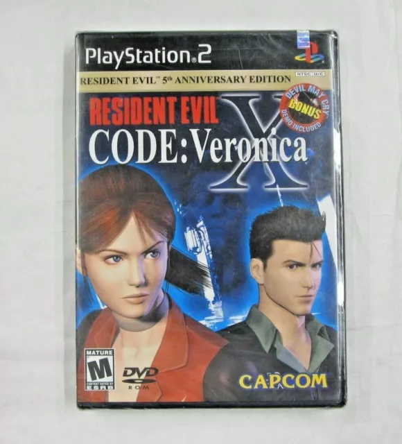 Resident Evil - Code Veronica X + demo disc Devil May Cry (2001) - Sony Playstation  2 - LastDodo