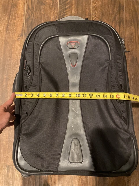 Tumi 'T-Tech' Expandable 26" Upright Suitcase Black Rolling Wheeled MSRP $595 12