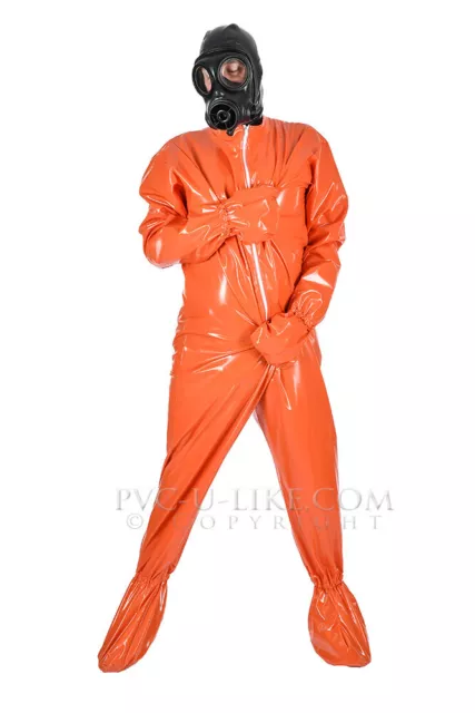 PVC Plastic Vinyl One piece AB suit PVC Fetish Plastic Sissy ABDL PVC suit