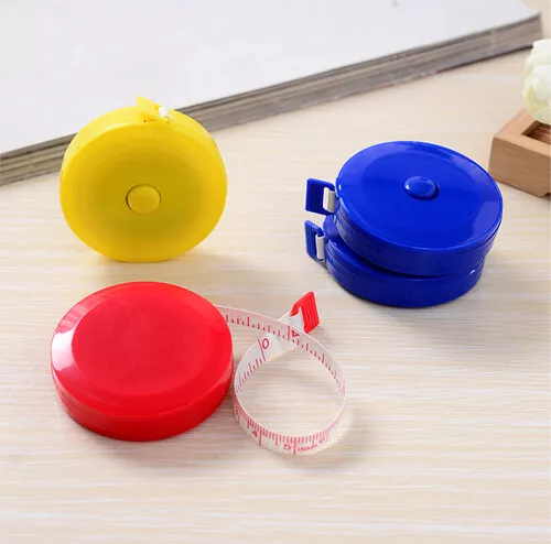 1.5mtr 60" Mini Pocket Retractable Tape Measure Ruler DIY Dieting Sewing Tailor 2