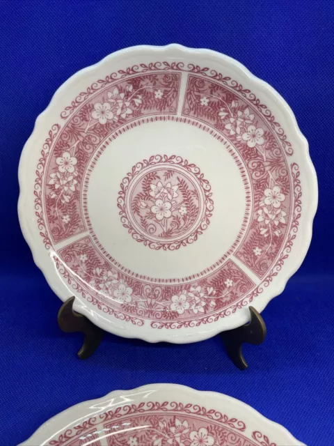 Syracuse China Restaurant Ware Strawberry Hill Salad Plate Set Of 2 LR