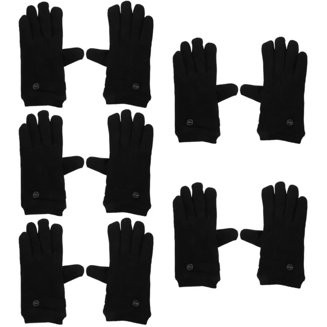 5 Pairs Gants De Ski Polyvalents D'équitation Chauds Chauffants Manquer Garder