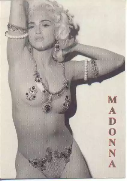 Madonna - Italian postcard #2