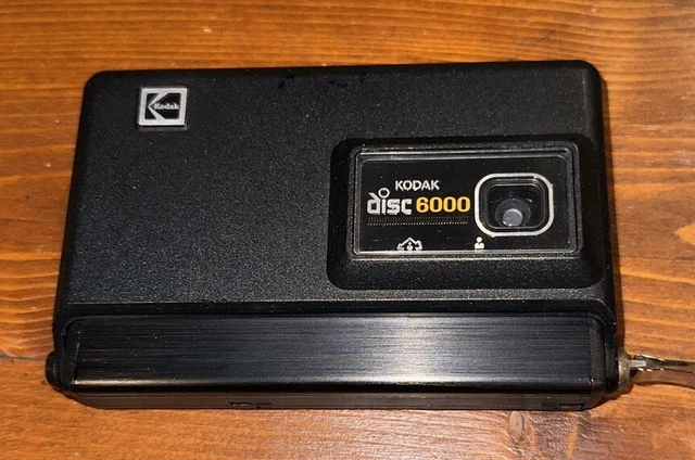 Appareil Photo Jetable Kodak Disc 3000 Vintage - Noir - Avec Étui - Non Testé