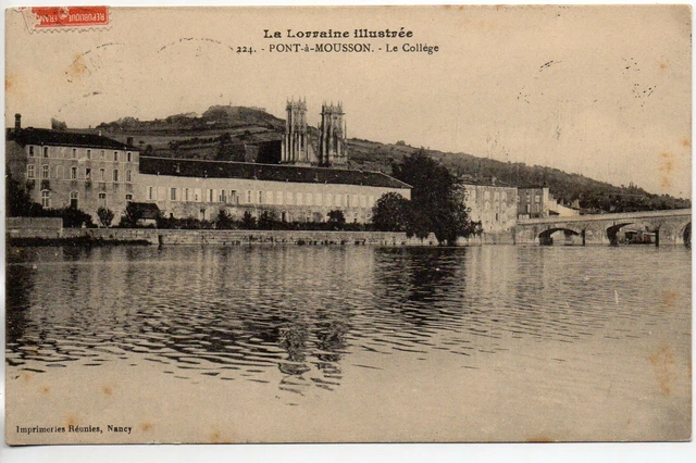 PONT A MOUSSON - Meurthe et Moselle - CPA 54 - le college
