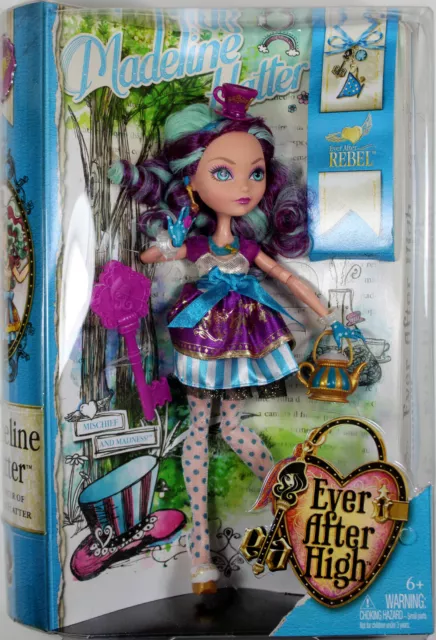 Ever After High Legacy Series ~ MADELINE HATTER DOLL ~ MATTEL