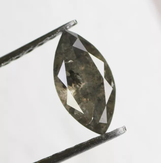 0.49 Karat Marquise Form Salz Und Pfeffer Diamant Natürlich Lose Schöne Diamant