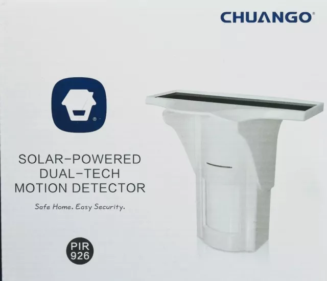 Solar-PIR-Bewegungsmelder Chuango PIR 926 für Alarmanlage Dual-Tech Detector