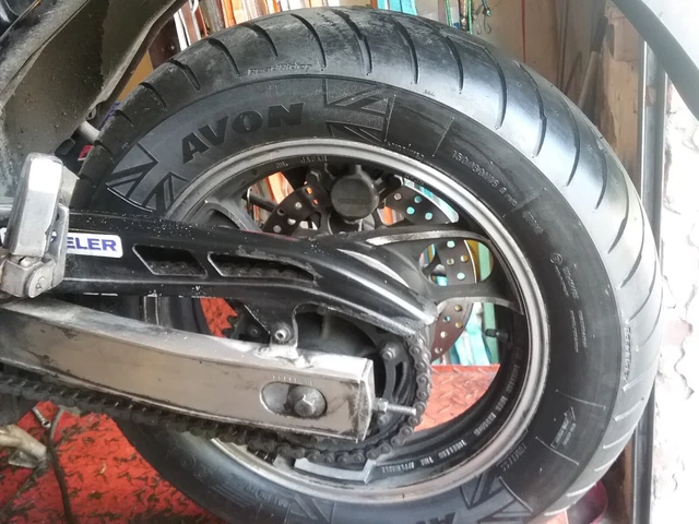FJ1200 ruota posteriore con pneumatici nuovi 1XJ