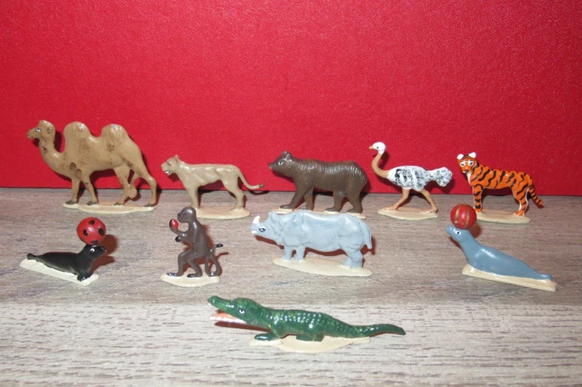 Figurine Du Cirque Au 1/50° Par Lucotte - 10 Animaux De La Menagerie
