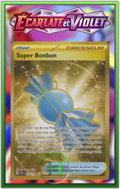Carte Pokémon EV01 256/198 Super Bonbon GOLD SECRETE