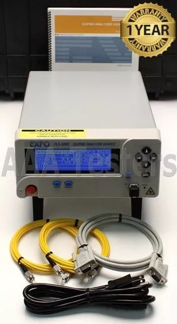 EXFO FLS-5834 SM CD / PMD Analyzer Fiber Optic SLED Source FLS-5800 FTB-5800 fls