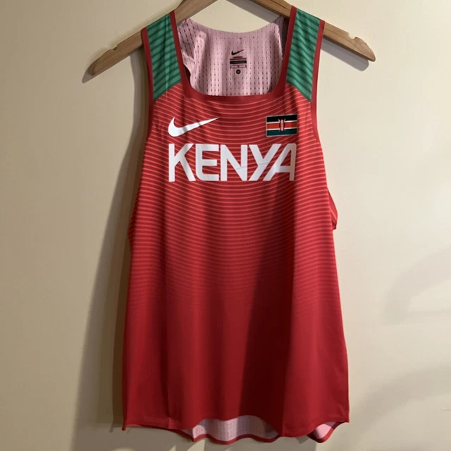 Nike Pro Elite Kenya Olympic Distance Singlet Track Field Size Medium 898134-XXX