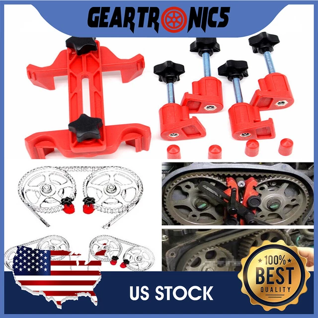 CAMSHAFT DUAL CAM Clamp Alignment Timing Belt Gear Locking Tool Holder