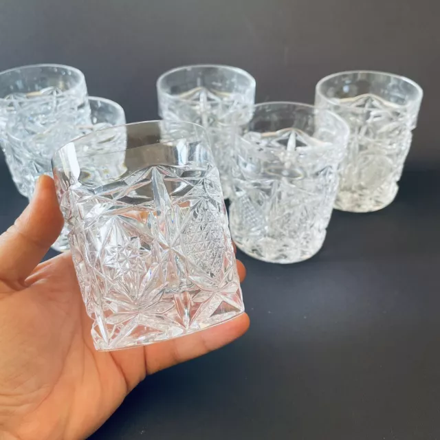 🔴 pregiati bicchieri in cristallo da whisky PERFETTI tipo Baccarat Saint Louis