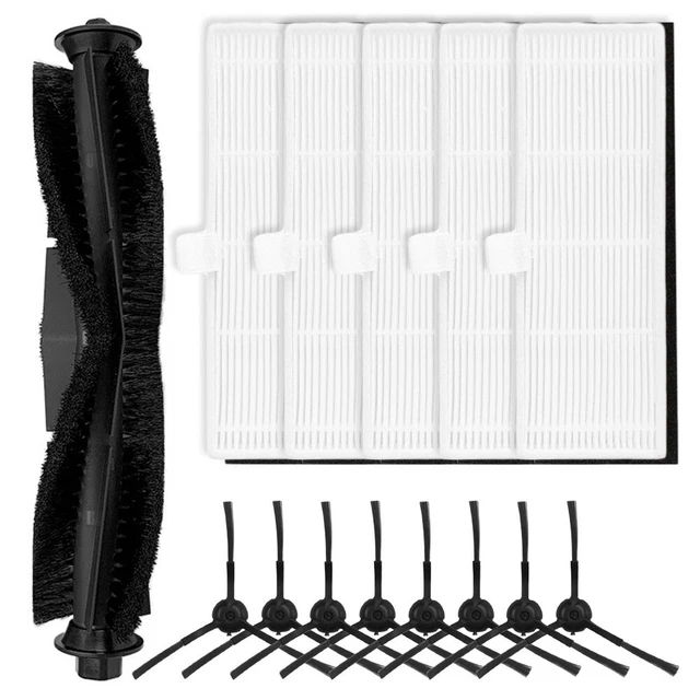 Kit Pièces De Rechange Pour Aspirateur Robot MONSGA MS1 MAX - Brosses, Filtres, Serpillères, Sacs à Poussière