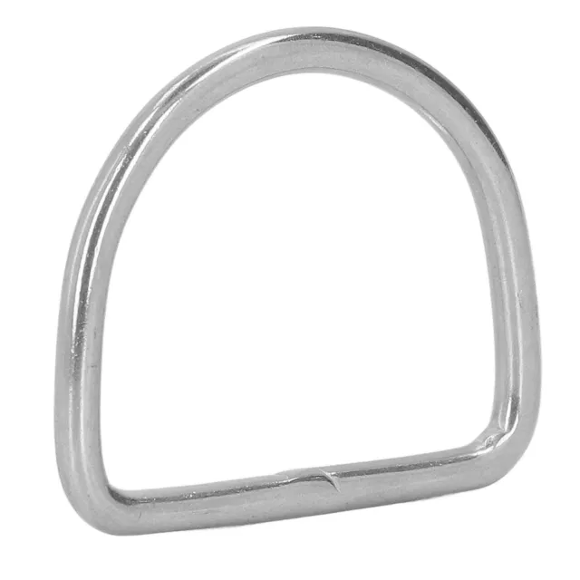 Nuevos anillos en D de acero inoxidable 316 de 3 mm soldadura sin costuras medio redondos Sur