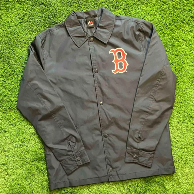 MLB Boston Red Sox | Majestic Baseball Jacket | Classic Retro Windbreaker