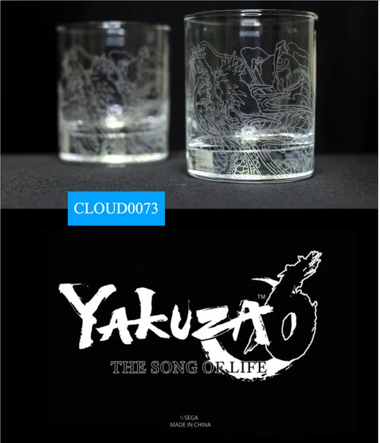 YAKUZA 6 - 2 Bar Glasses From After Hours Premium Collector Edition ...