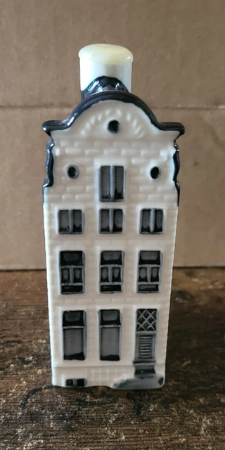 KLM Miniature Blue Delft Dutch House No 60
