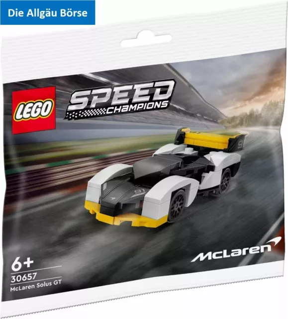 Lego Speed Champion 30657 McLaren Solus GT Rennwagen Fahrzeug Polybag  Neu OVP